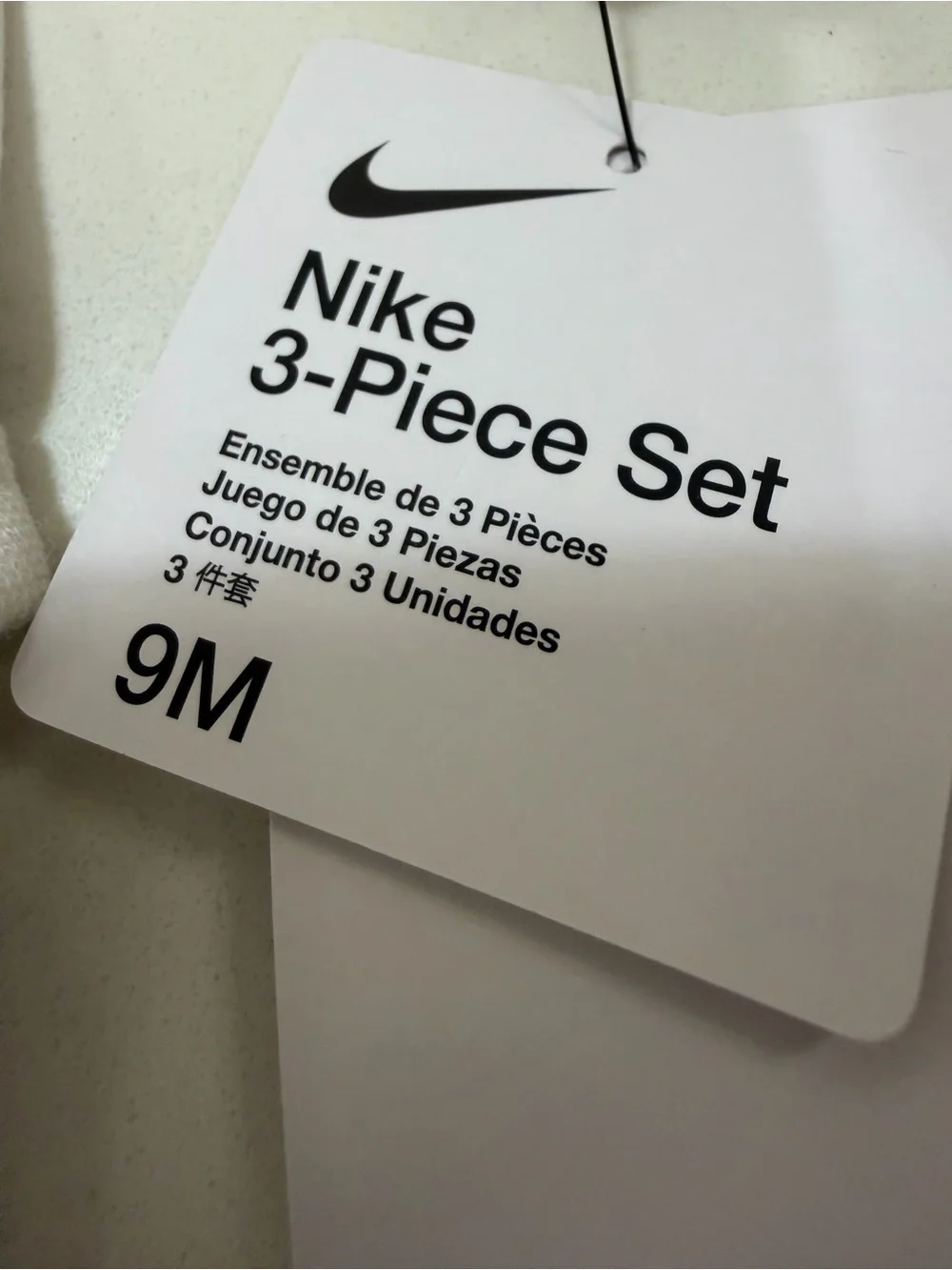 Kids nike 3 piece matching set 9m